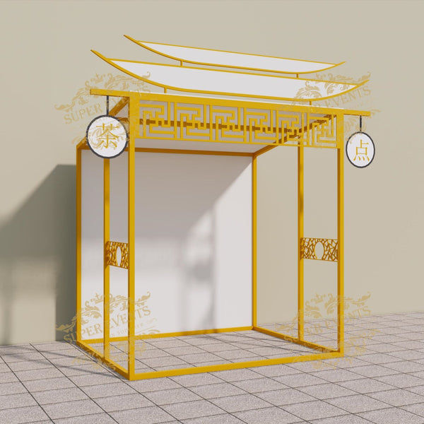 Mobile Promotion Kiosk Market Stall Trellis Night Market Commercial Trade Show Stall Booth