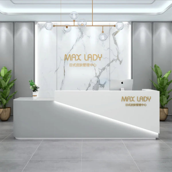 Cheap Modern Salon Reception Desk Luxury Front Reception Desk for Boutique Store