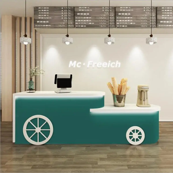 Fancy Design Hotel Reception Counter Front Desk Salon Reception Desk