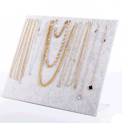 Necklace earrings ring display board props