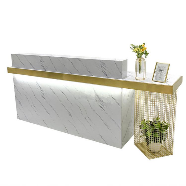Modern Design Office Furniture Reception Counter Clothing Store Front Checkout Counter