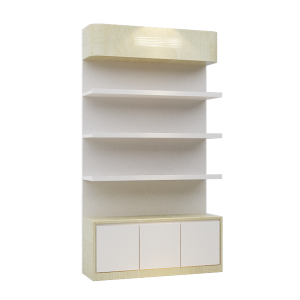 Cosmetic Store Design Wall Shelf Makeup Storage Cabinet