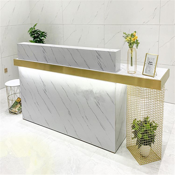 Modern Design Office Furniture Reception Counter Clothing Store Front Checkout Counter