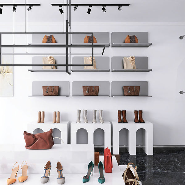 Slatwall Shoe Display Stand Shelf Handbag Rack