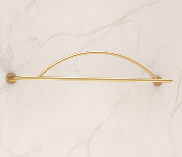 Wholesale Golden Clothing Shelf Display Rack Wall