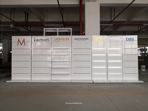 Cosmetic Store Design Wall Shelf Makeup Storage Cabinet
